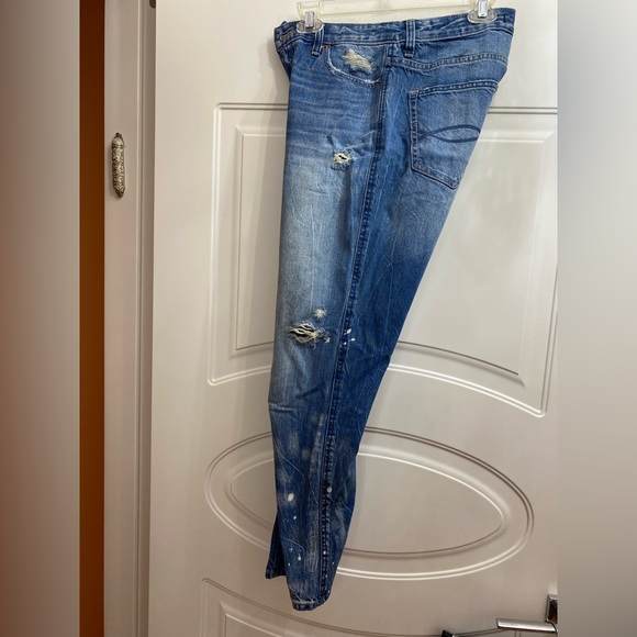 Abercrombie & Fitch Women’s Highrise Denim Jeans. Blue, Small. - Picture 3 of 3